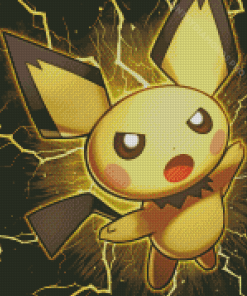 Pichu Pokemon Anime Diamond Painting