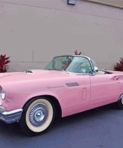 Pink 57 Thunderbird Diamond Painting