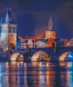 Prague By Night Diamond Painting