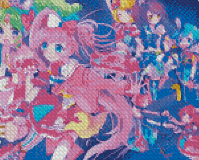 Pripara Anime Girls Diamond Painting