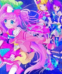 Pripara Anime Girls Diamond Painting