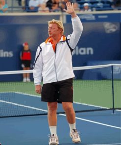 Professional Tennis Player Boris Becker Diamond Painting