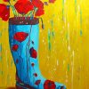 Rain Boots With Flowers Diamond Painting