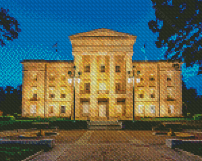 Raleigh North Carolina State House Diamond Painting