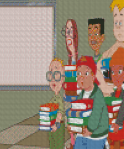 Recess Cartoon Diamond Painting