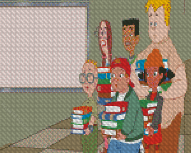 Recess Cartoon Diamond Painting