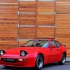 Red Porsche 944 Diamond Painting