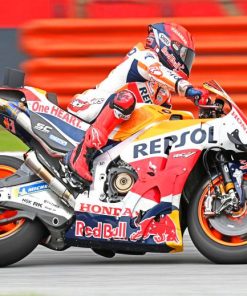 Repsol Honda Motorcycle Driver Diamond Painting