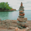 Rock Stack Lakeside Diamond Painting