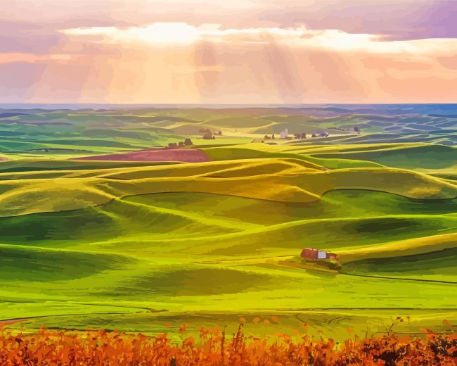 Rolling Hills Diamond Painting