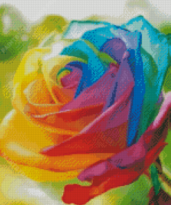 Roses Rainbow Diamond Painting