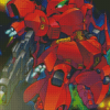 Sazabi Robot Diamond Painting