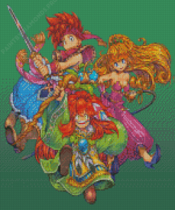 Secret Of Mana Game Characters Diamond Painting