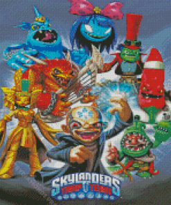 Skylanders Video Game Characters Diamond Painting