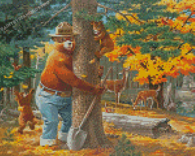 Smokey The Bear Diamond Painting