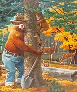 Smokey The Bear Diamond Painting