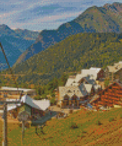 Spring Alpe Dhuez Diamond Painting