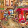 Spring Paris Cafe Diamond Painting