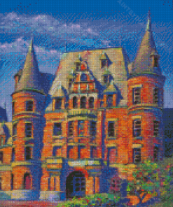 Stadium High School Building Art Diamond Painting