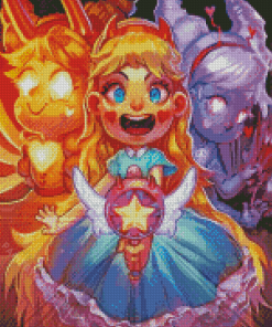 Star Vs The Forces Of Evil Art Diamond Painting