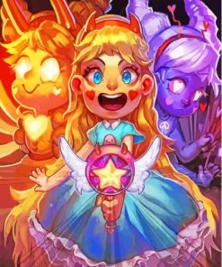 Star Vs The Forces Of Evil Art Diamond Painting