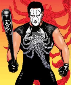 Wrestler Steve Borden Sting Wrestler Diamond Painting