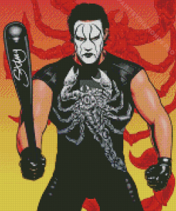 Wrestler Steve Borden Sting Wrestler Diamond Painting