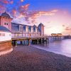 Sunset At Penarth Pier Diamond Painting