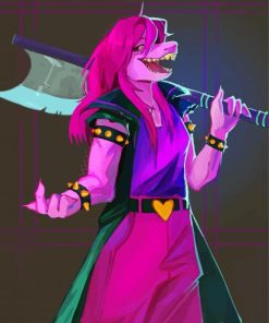 Susie Deltarune Video Game Diamond Painting