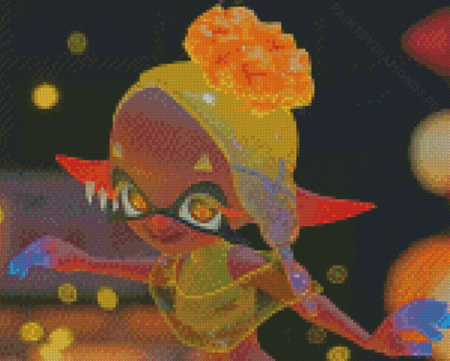 Switch Splatoon3 Character Diamond Painting