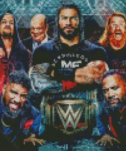 The Bloodline Professional Wrestlers Diamond Painting