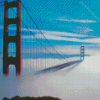 The Golden Gate Bridge In Fog Diamond Painting