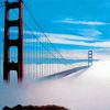 The Golden Gate Bridge In Fog Diamond Painting