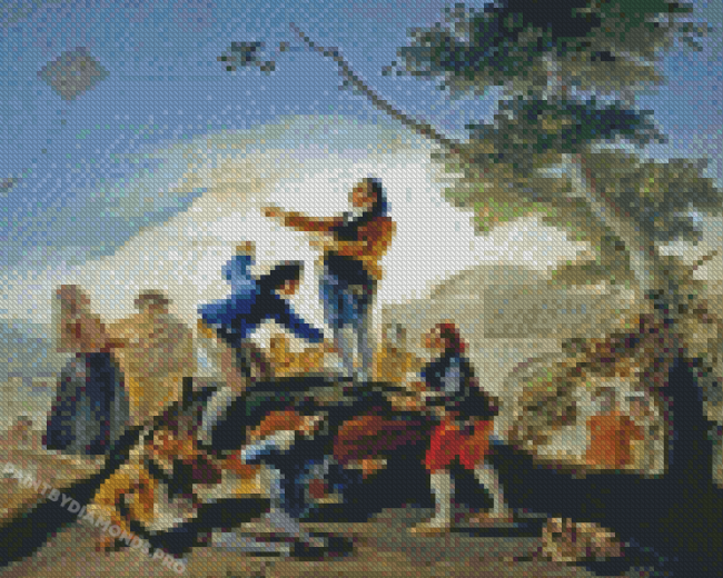 The Kite Francisco Goya Diamond Painting