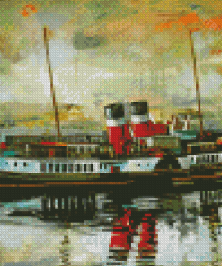 The PS Waverley Ship Diamond Painting