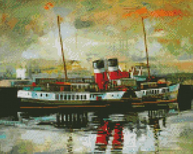 The PS Waverley Ship Diamond Painting