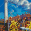 The Stephenson Rocket Diamond Painting