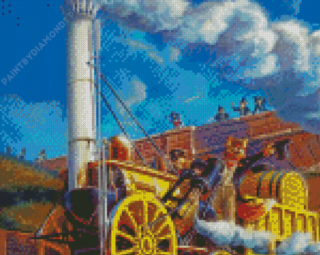 The Stephenson Rocket Diamond Painting