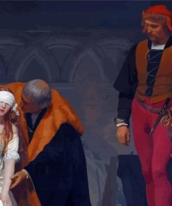 The Execution Of Lady Jane Grey Delaroche Diamond Painting