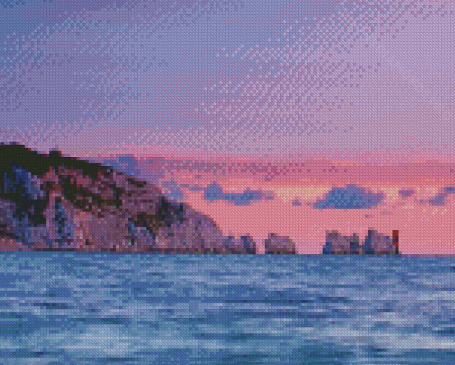 The Needles Sunset Diamond Painting