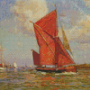 The Thames Sailing Barge Diamond Painting