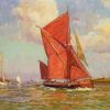 The Thames Sailing Barge Diamond Painting