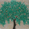 The Turquoise Tree Diamond Painting