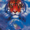 Tiger And Earth Diamond Painting