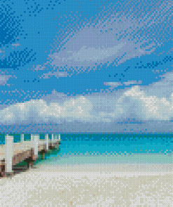 Turks And Caicos Beach Pier Diamond Painting