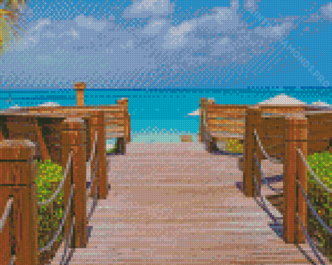 Turks And Caicos Seascape Diamond Painting