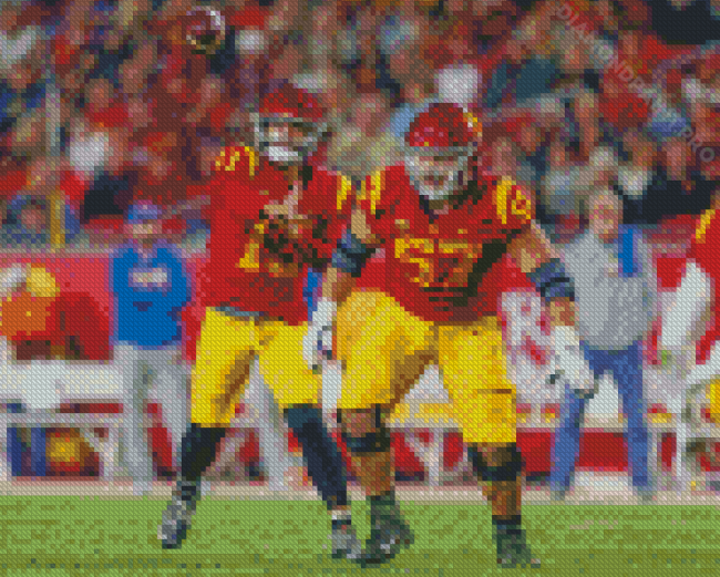 USC Trojans Football Players Diamond Painting