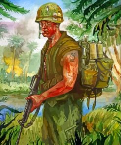 Vietnamese War Diamond Painting