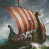 Viking Ship Diamond Painting