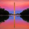 Washington Monument At Sunset Diamond Painting